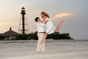 Beach Engagement Photo of couple 01